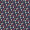 Fabric Northcott Navy Banners American Heartland by the Quarter Yard 28733-49